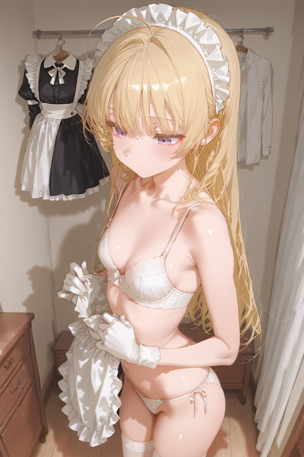 メイドのお着替え(小)