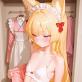 メイドのお着替え(小) 2枚目