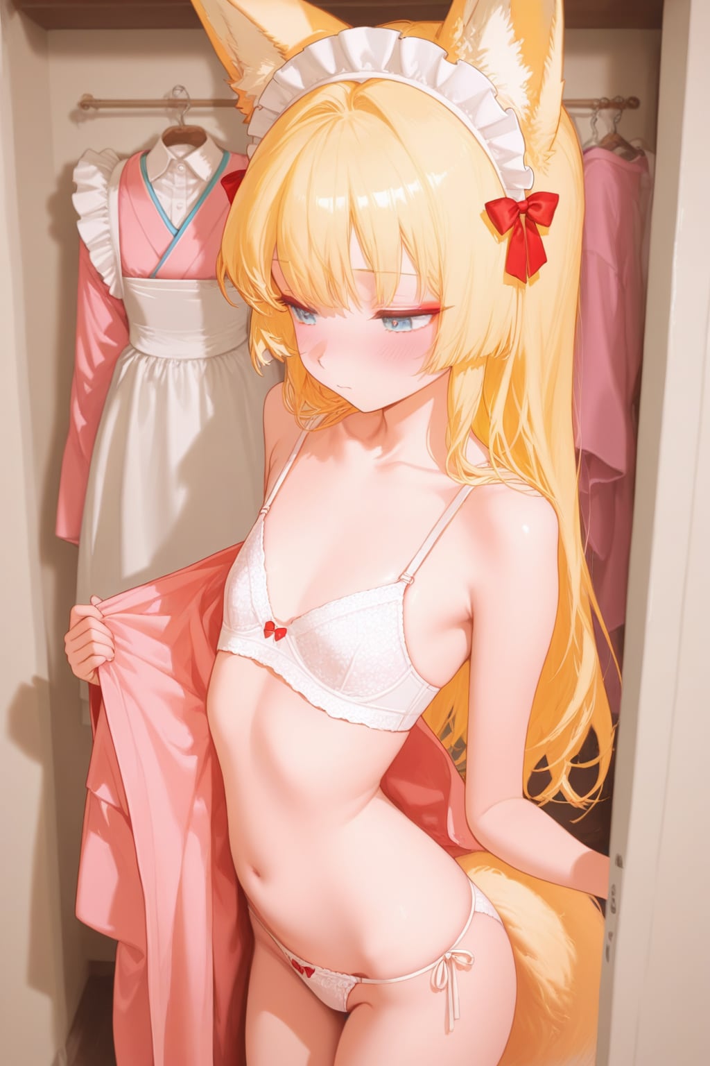 メイドのお着替え(小)