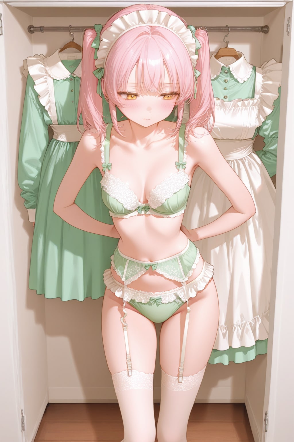メイドのお着替え(小)
