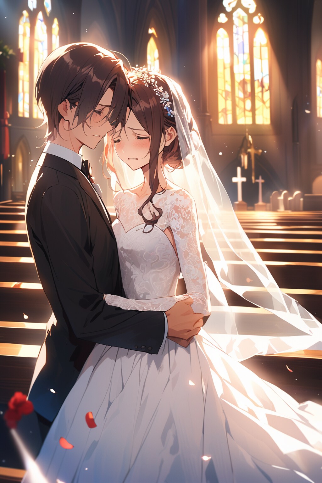 独りの結婚式 | の人気AIイラスト・グラビア