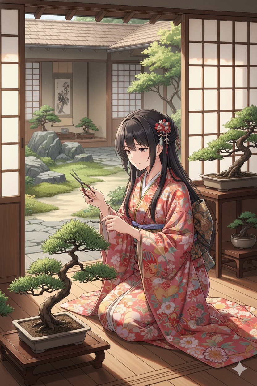 盆栽 | の人気AIイラスト・グラビア