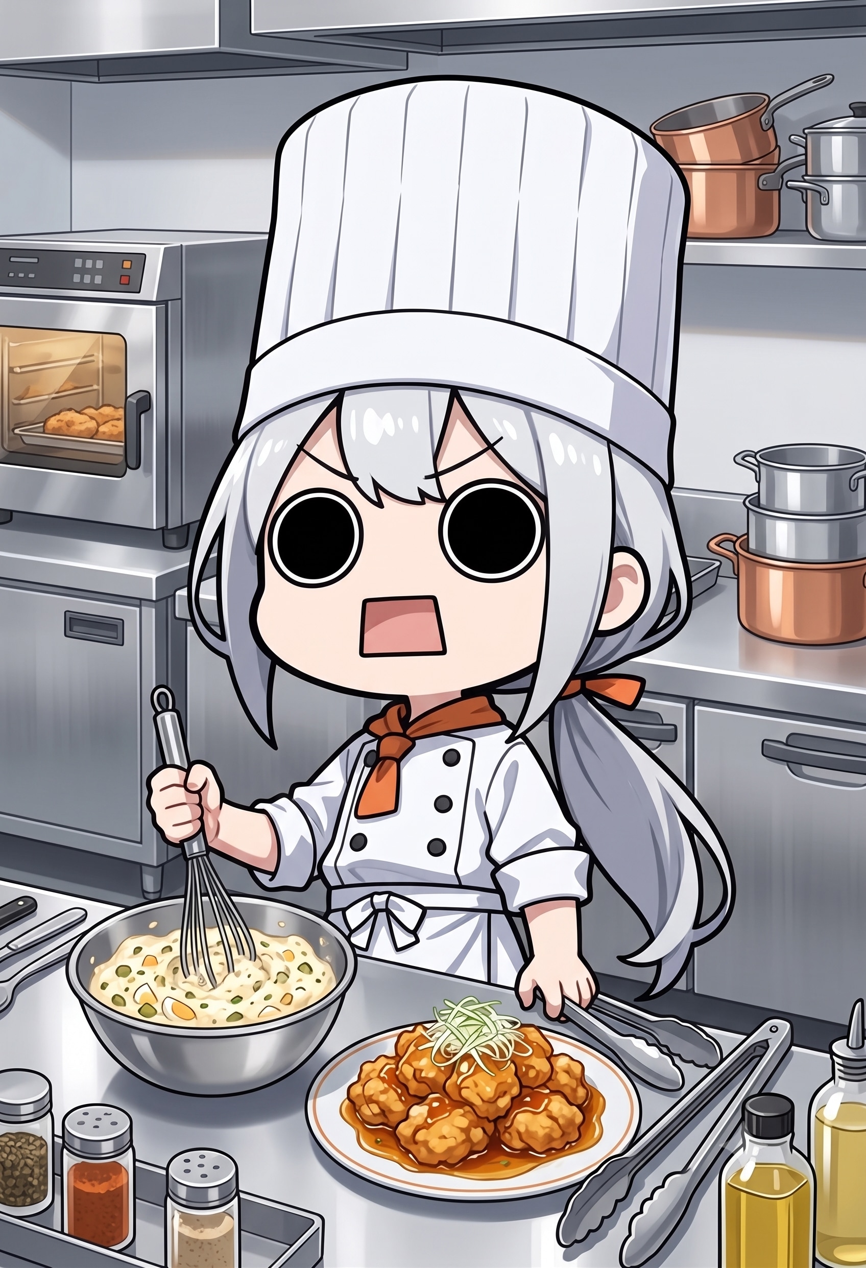 チキン南蛮とタルタルソースを作るえらいこっちゃ嬢