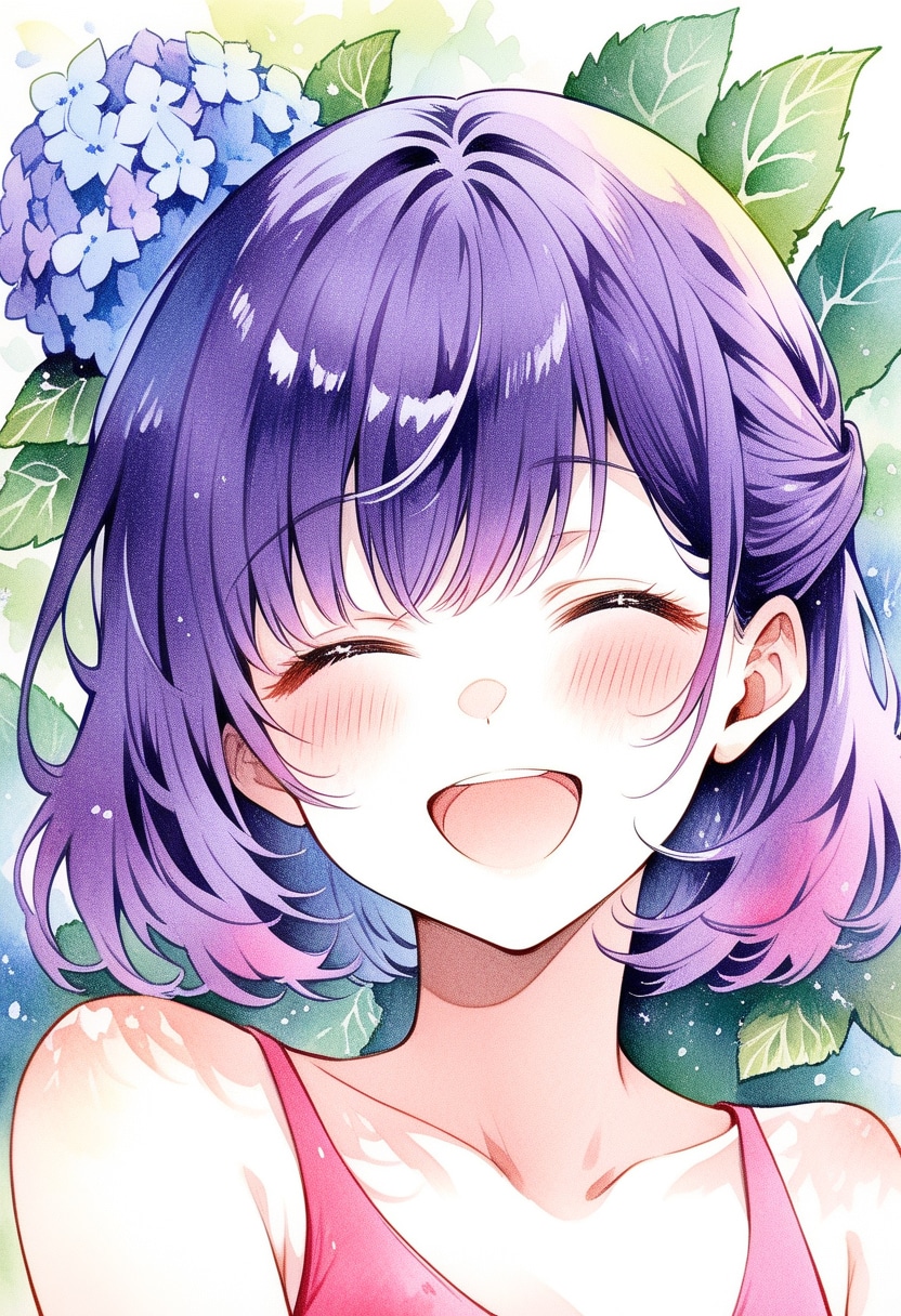 元気一杯な笑顔