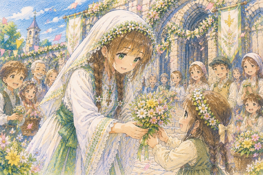 花の巫女見習い