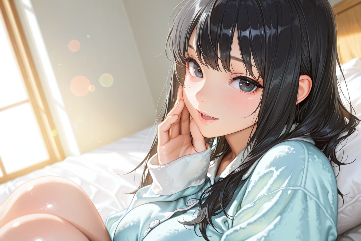 「ん、おはよ♪」
