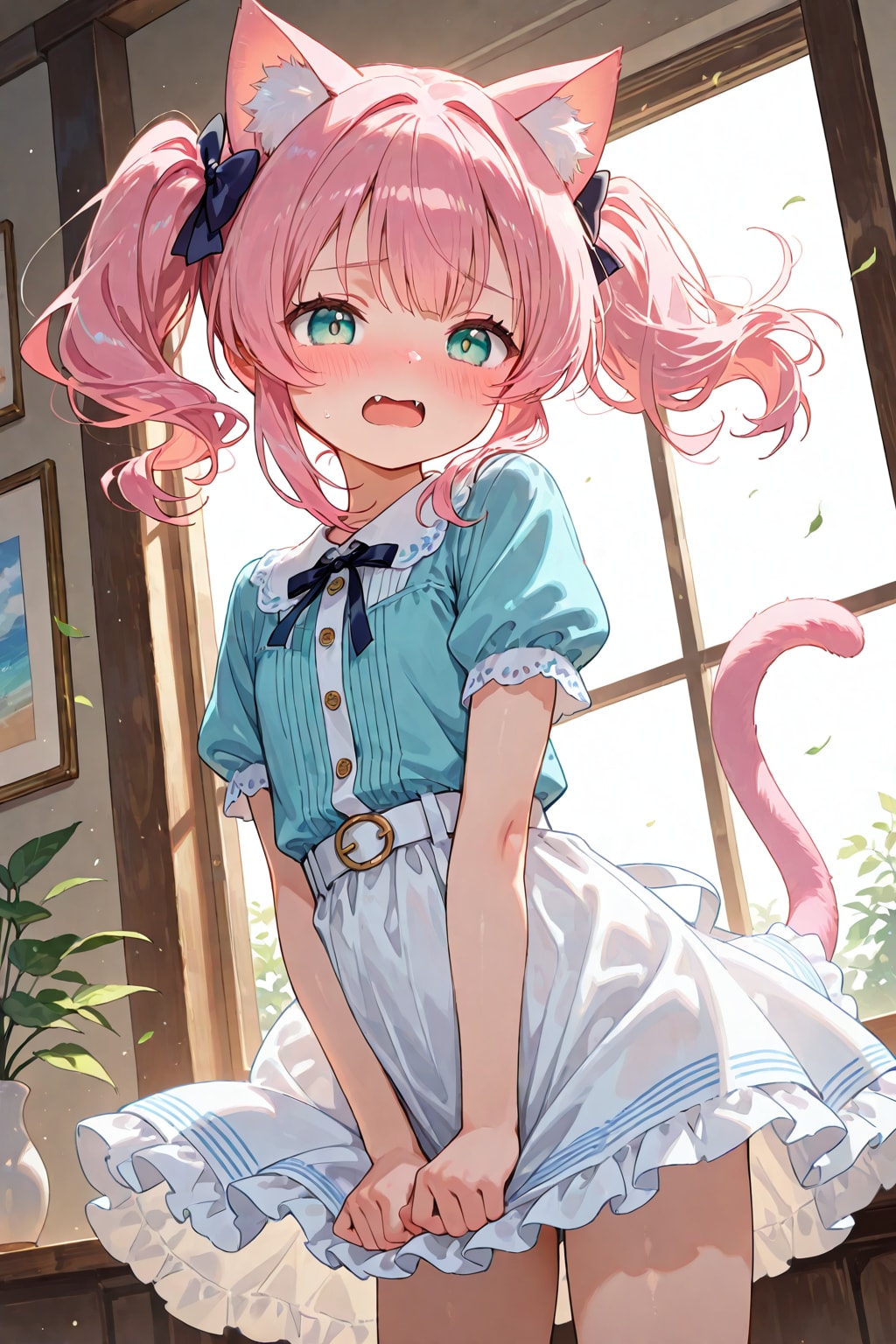 今日二回目の猫耳ピンクちゃん