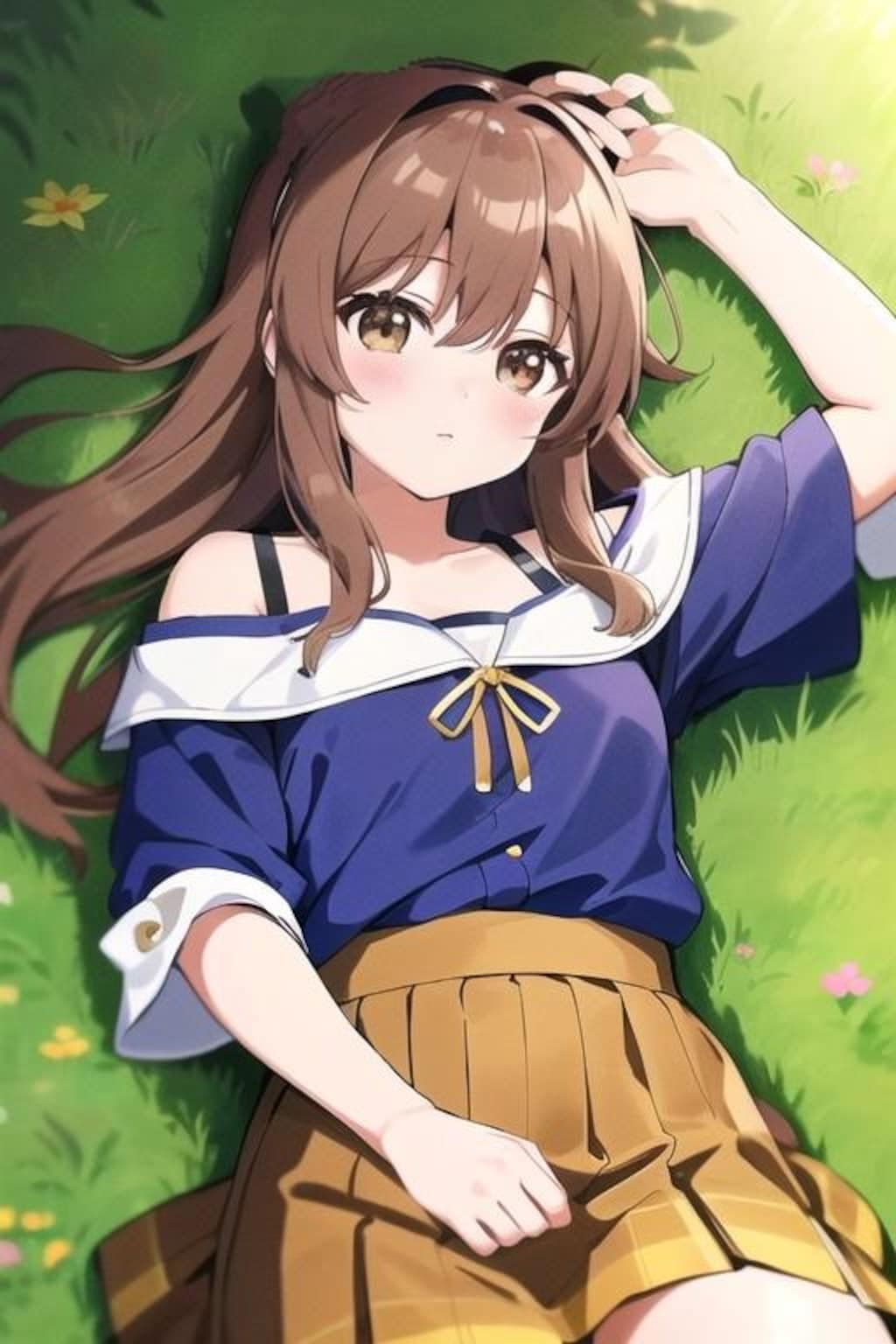 焦茶髪娘