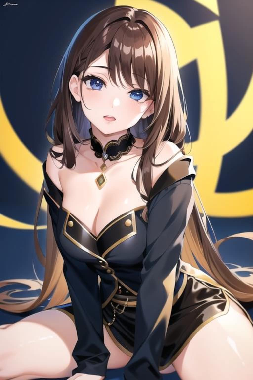 焦茶髪娘
