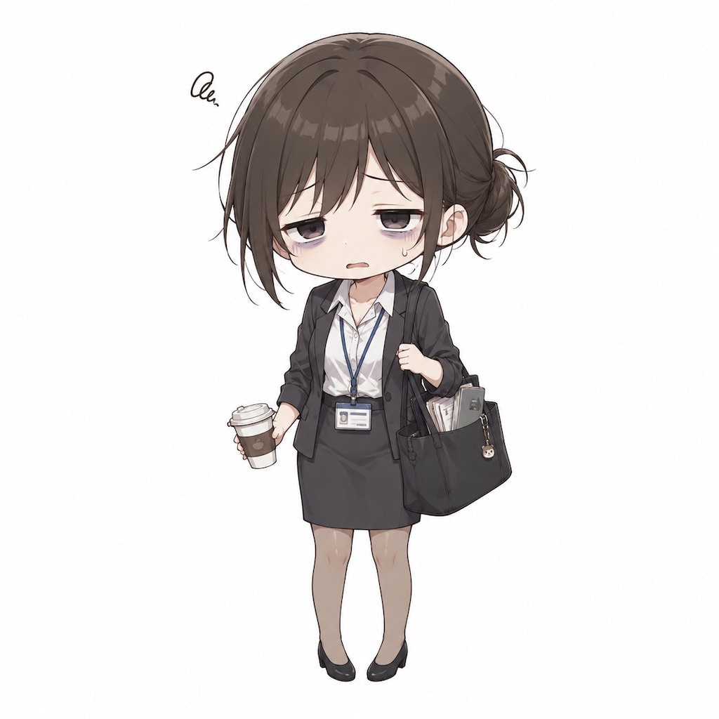 疲れたOLちゃん