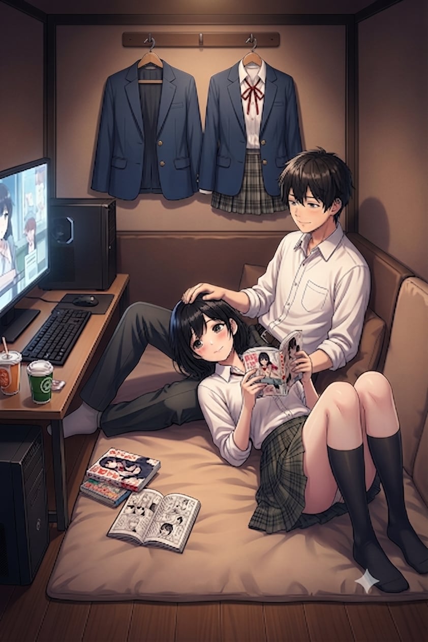 ネットカフェカップル