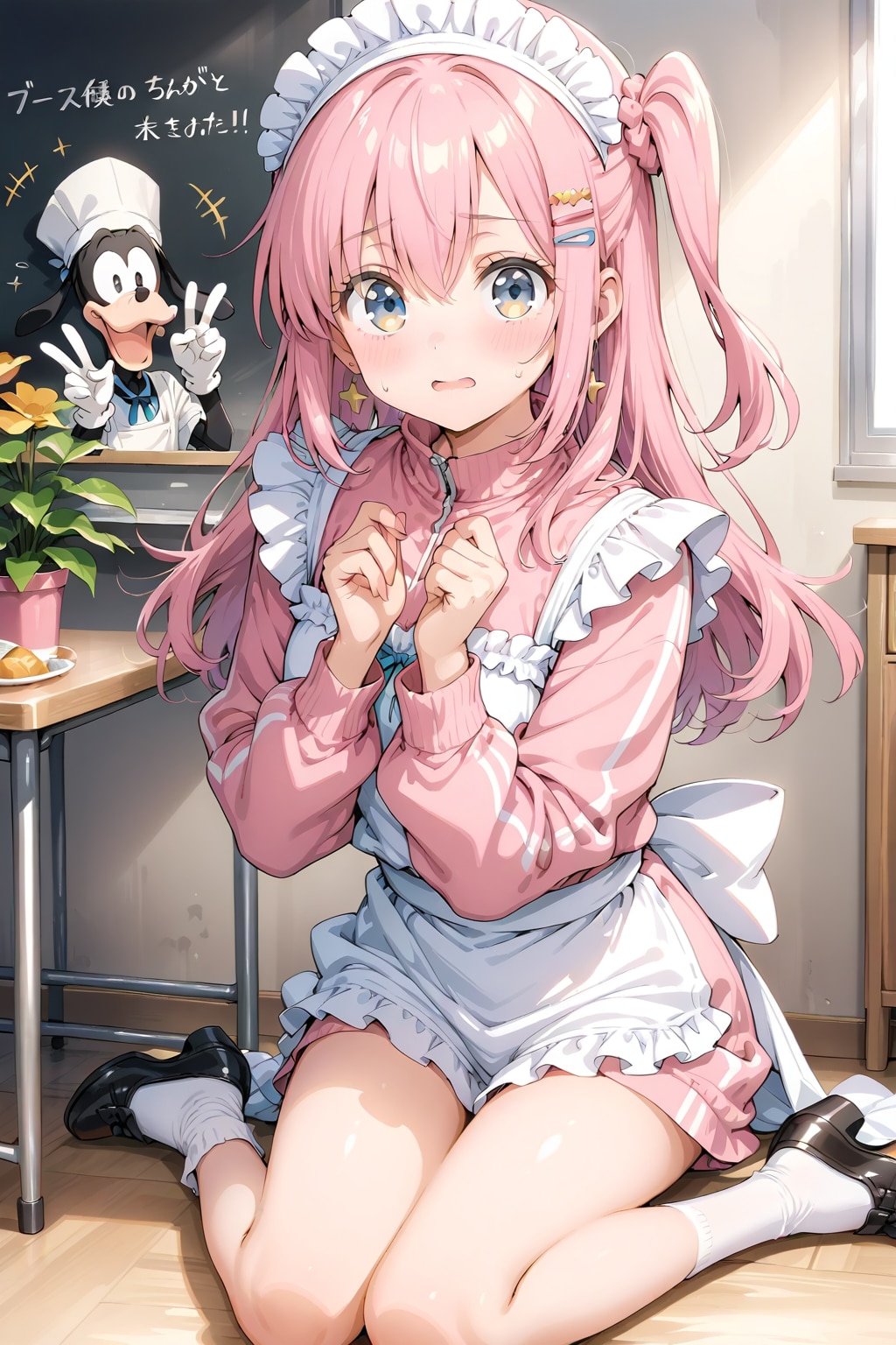 文化祭でのメイドさん | の人気AIイラスト・グラビア