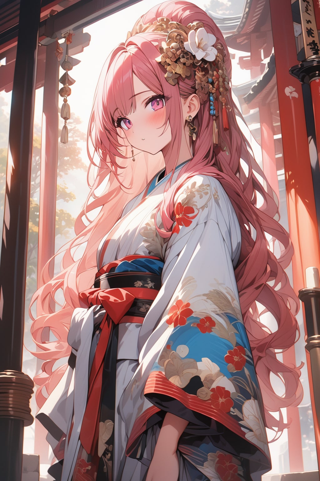 神社の巫女さん