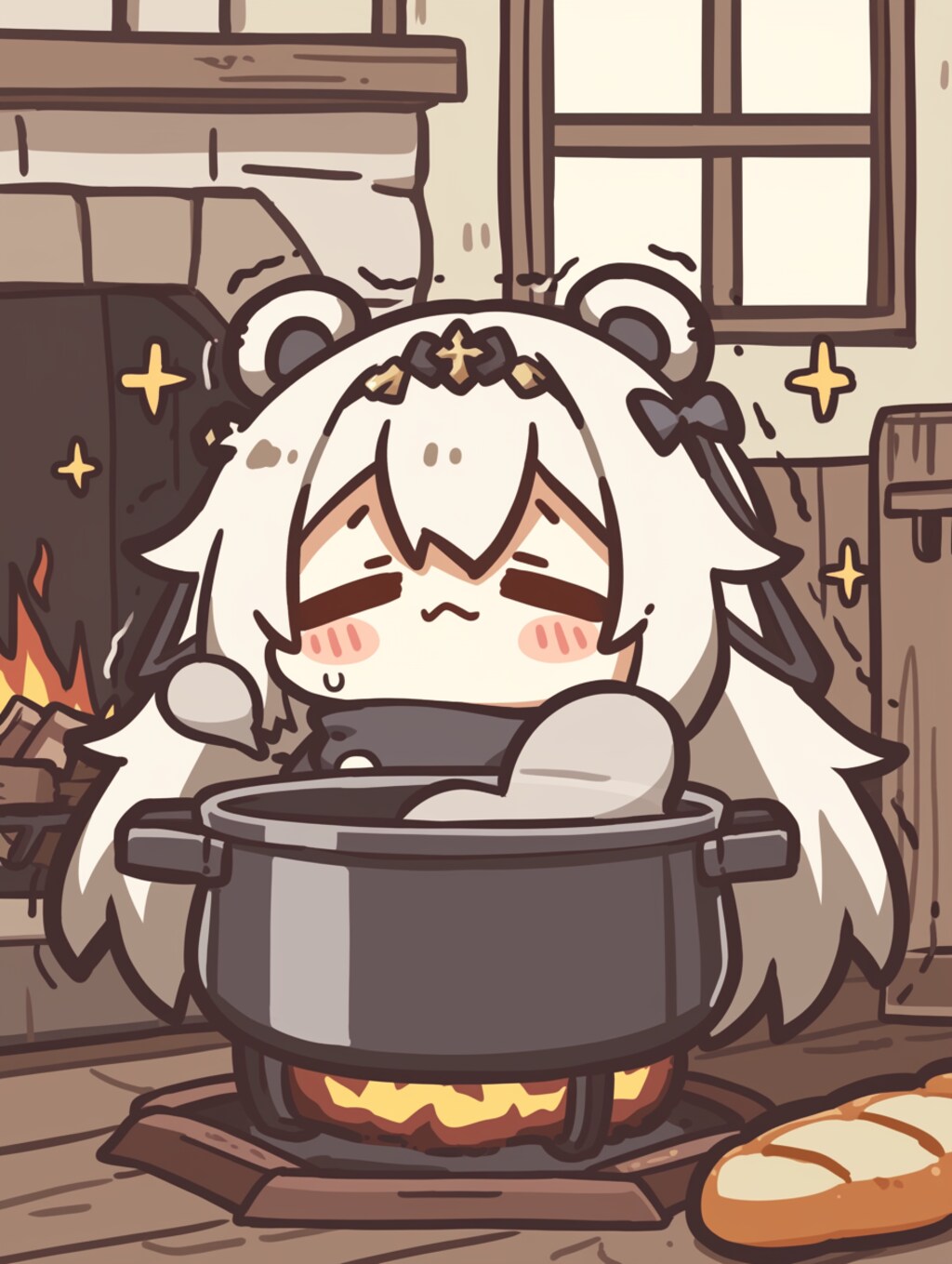 くま娘✖︎鍋③🐾