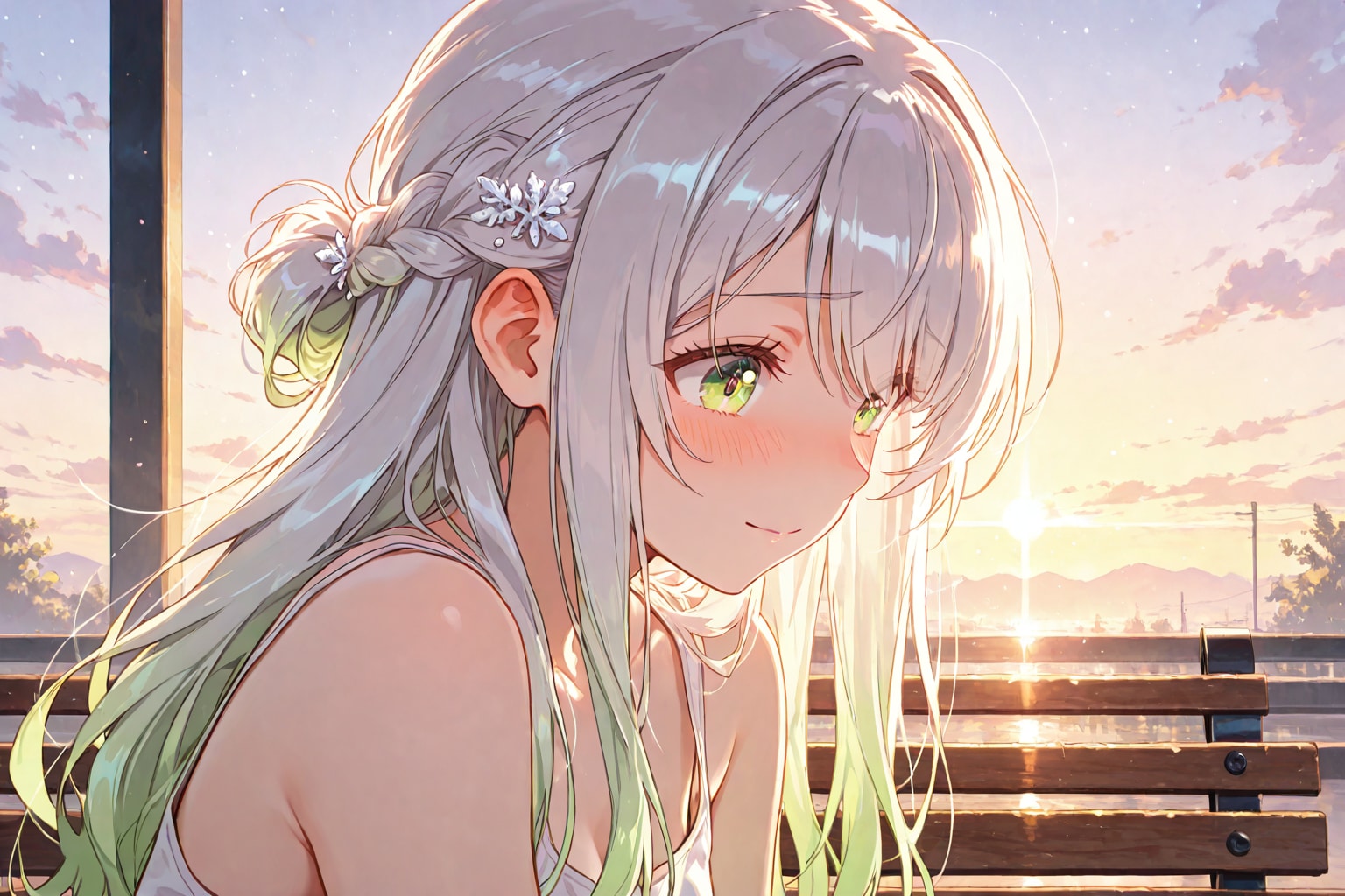 夕暮れのセリュナさん