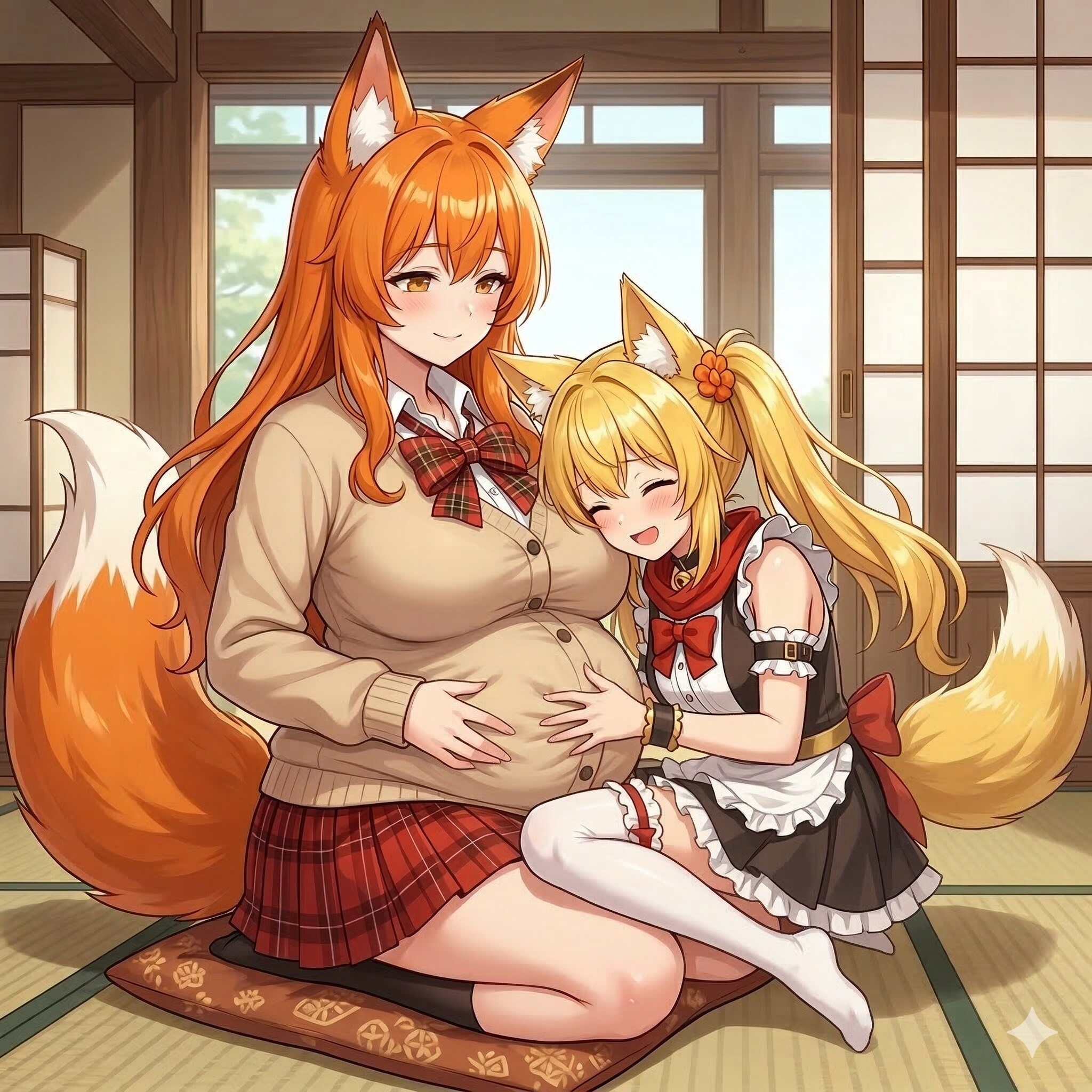 テトラポッドさんのムチギツネさんに懐く | の人気AIイラスト・グラビア