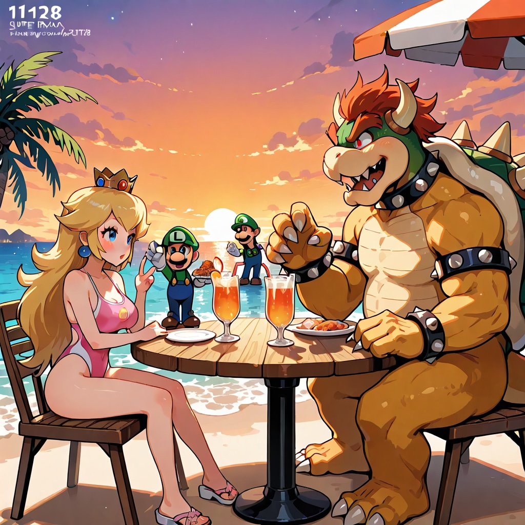 Sunset Beach | の人気AIイラスト・グラビア