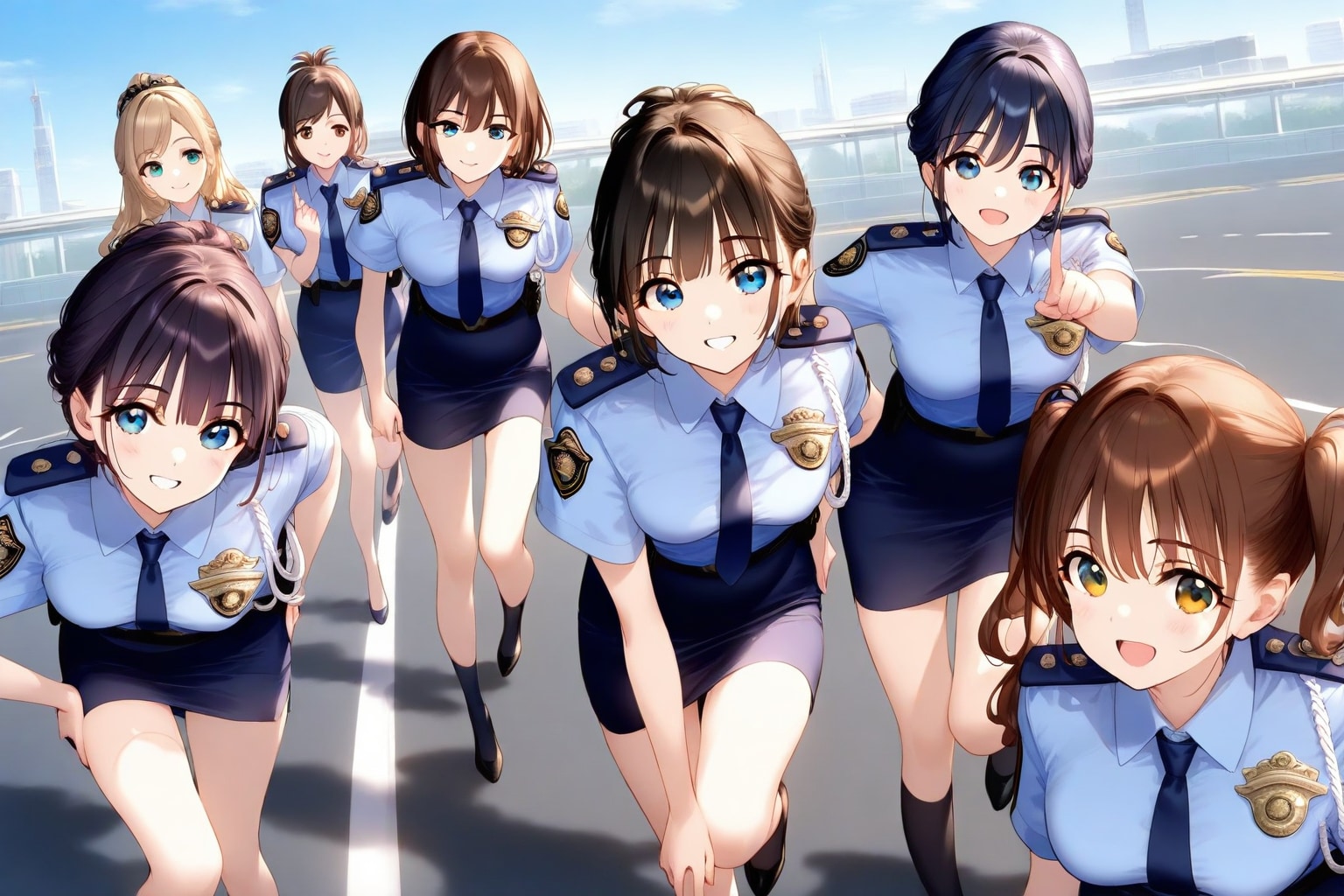 私たちは、同期の桜。 | の人気AIイラスト・グラビア