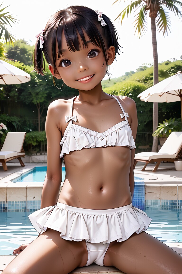 プールで夏休み