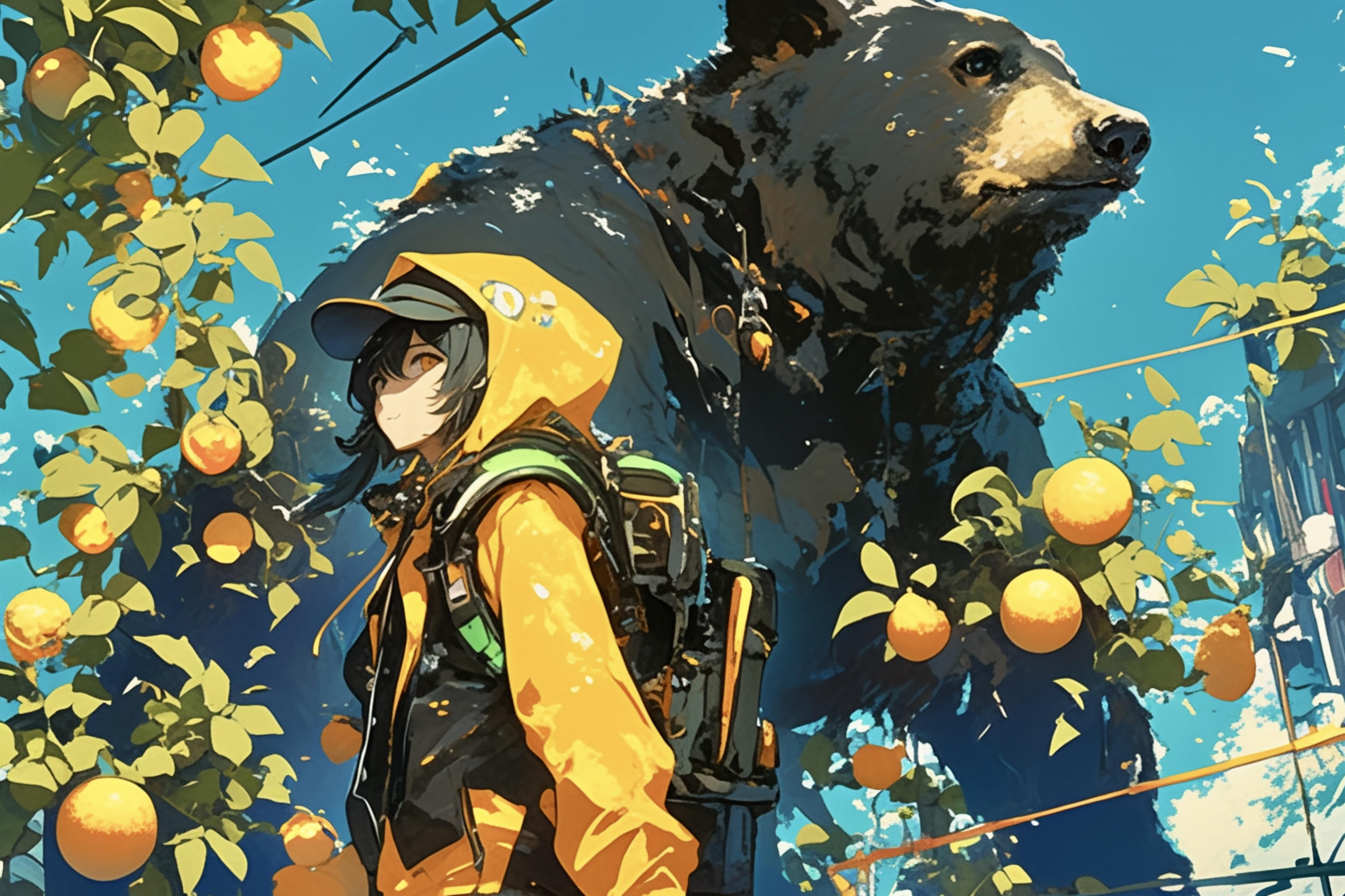 レモン✖︎くま娘🐾 | の人気AIイラスト・グラビア