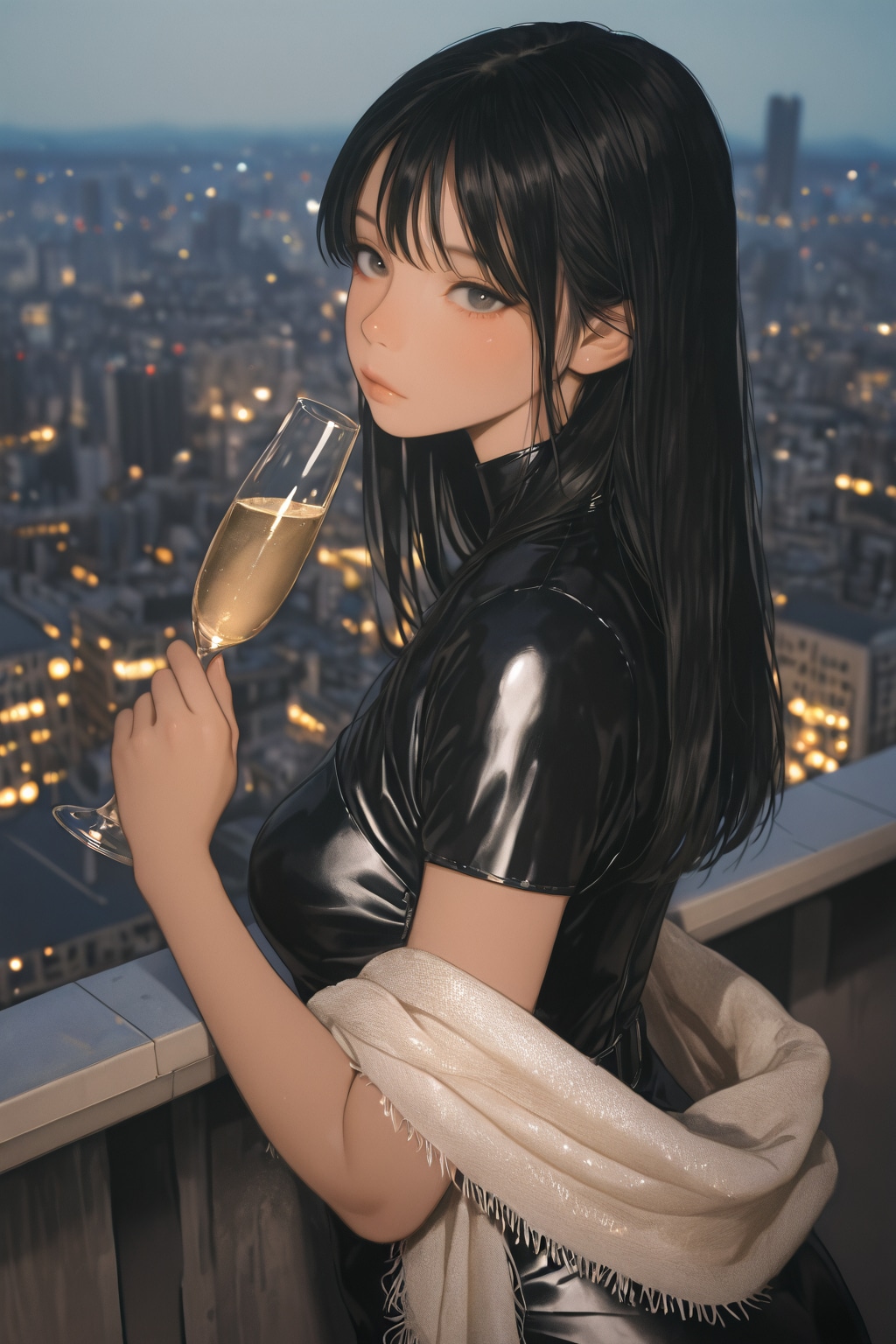 都会の夜景 | の人気AIイラスト・グラビア