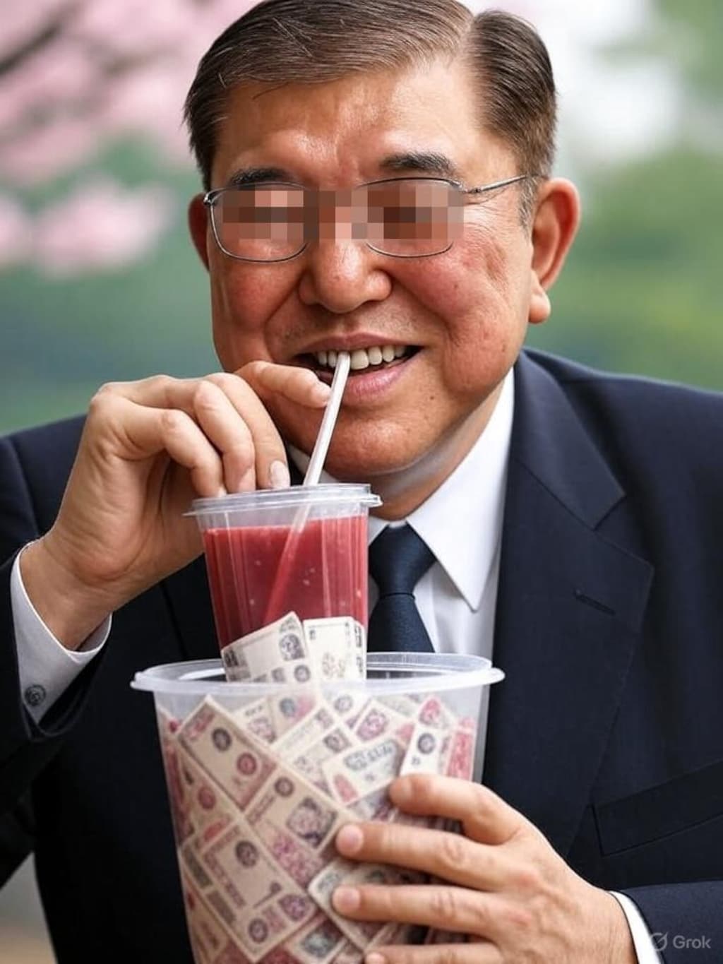 イッシー「国民の血税チューチュー美味しいなー♪」