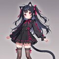 量産型地雷系ロリちゃん001《SeaArt》 3枚目