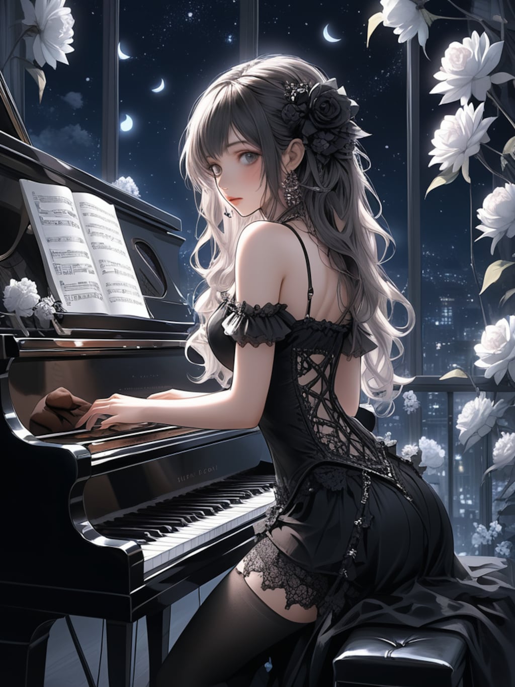 piano girl