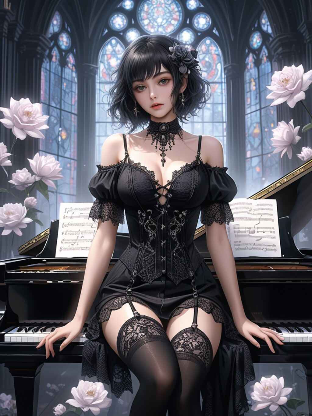 piano girl