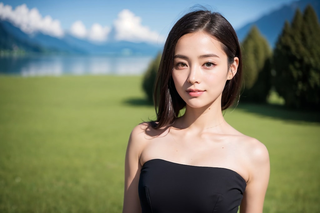 美少女図鑑1174　インターラーケン　スイス