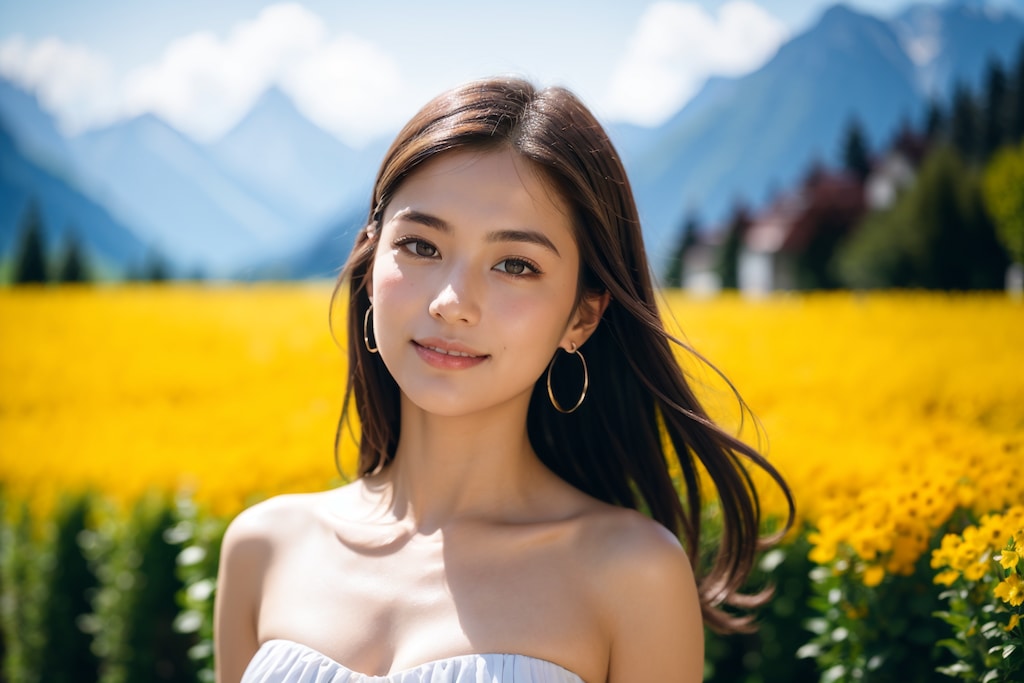 美少女図鑑1174　インターラーケン　スイス