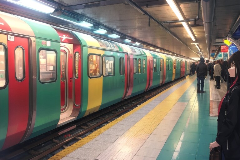 地下鉄のホーム