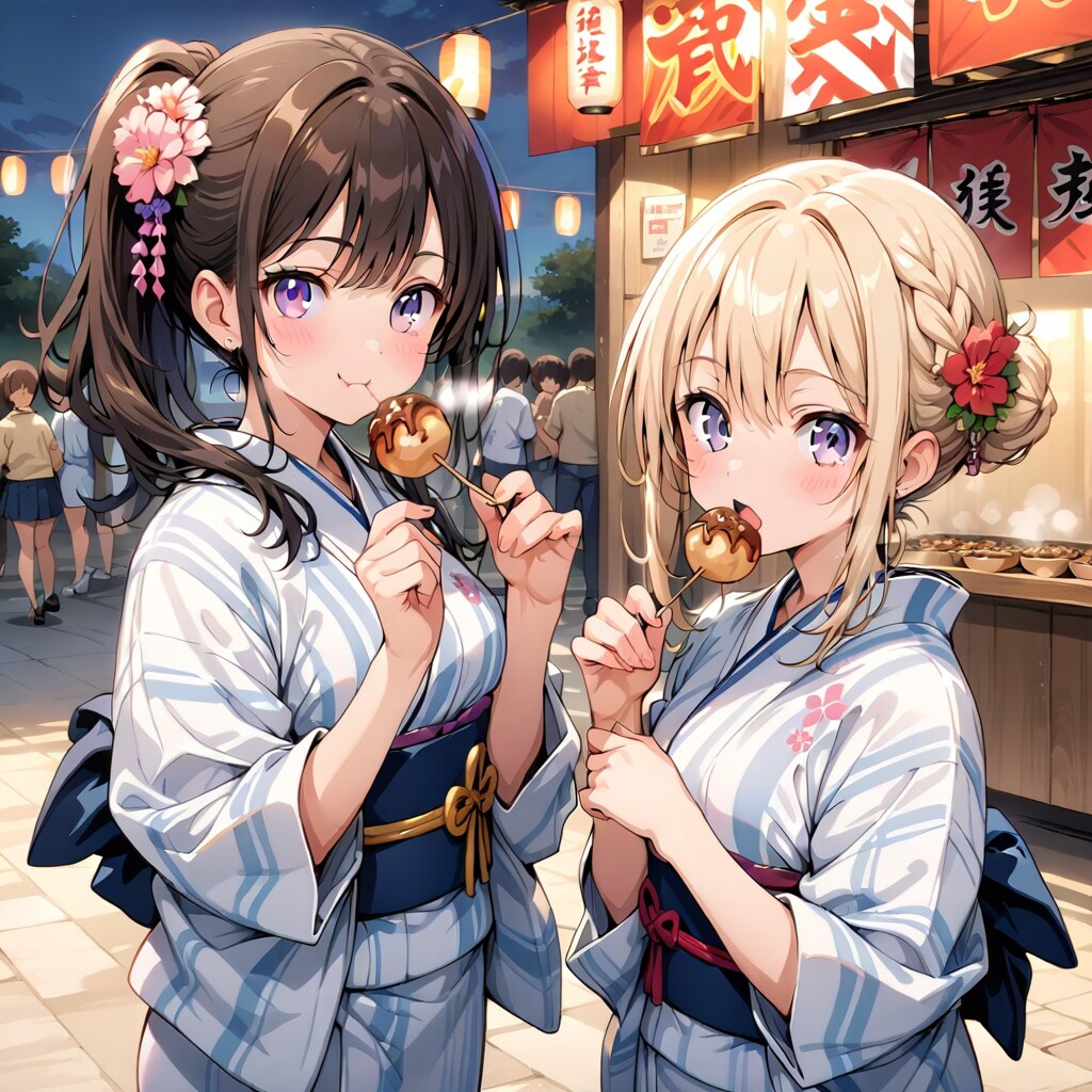 夜店のたこ焼き