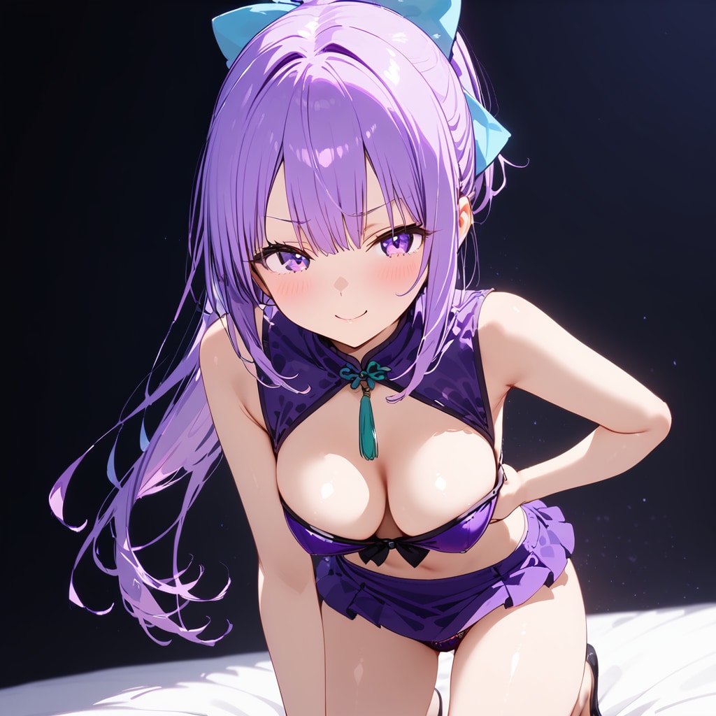 紫の少女