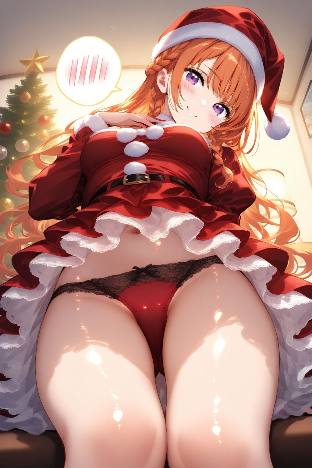 サンタさんローアングル