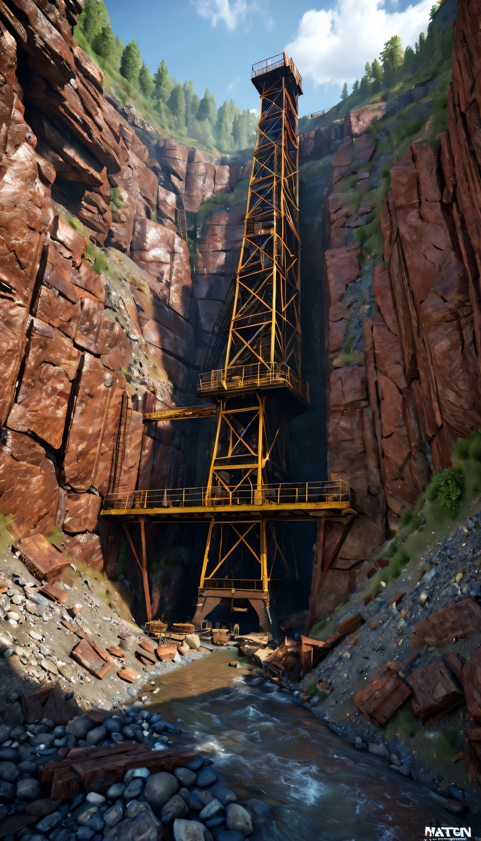 鉱山 02 | の人気AIイラスト・グラビア