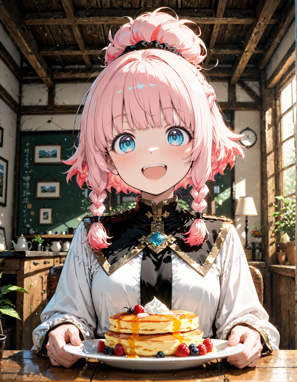 私はsouffle pancakeを注文しました