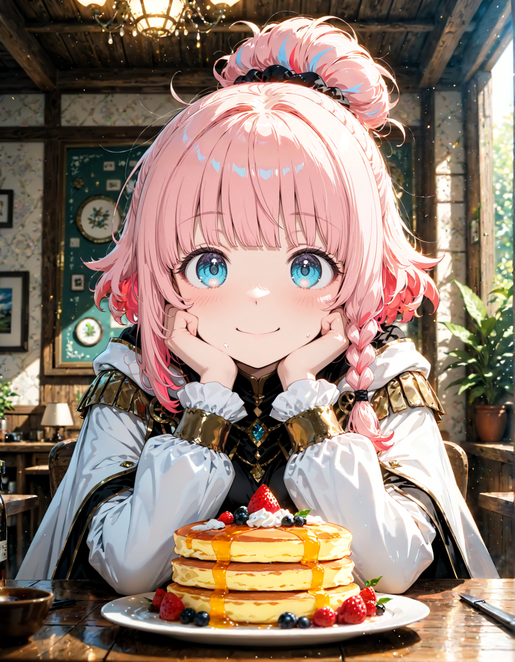 私はsouffle pancakeを注文しました