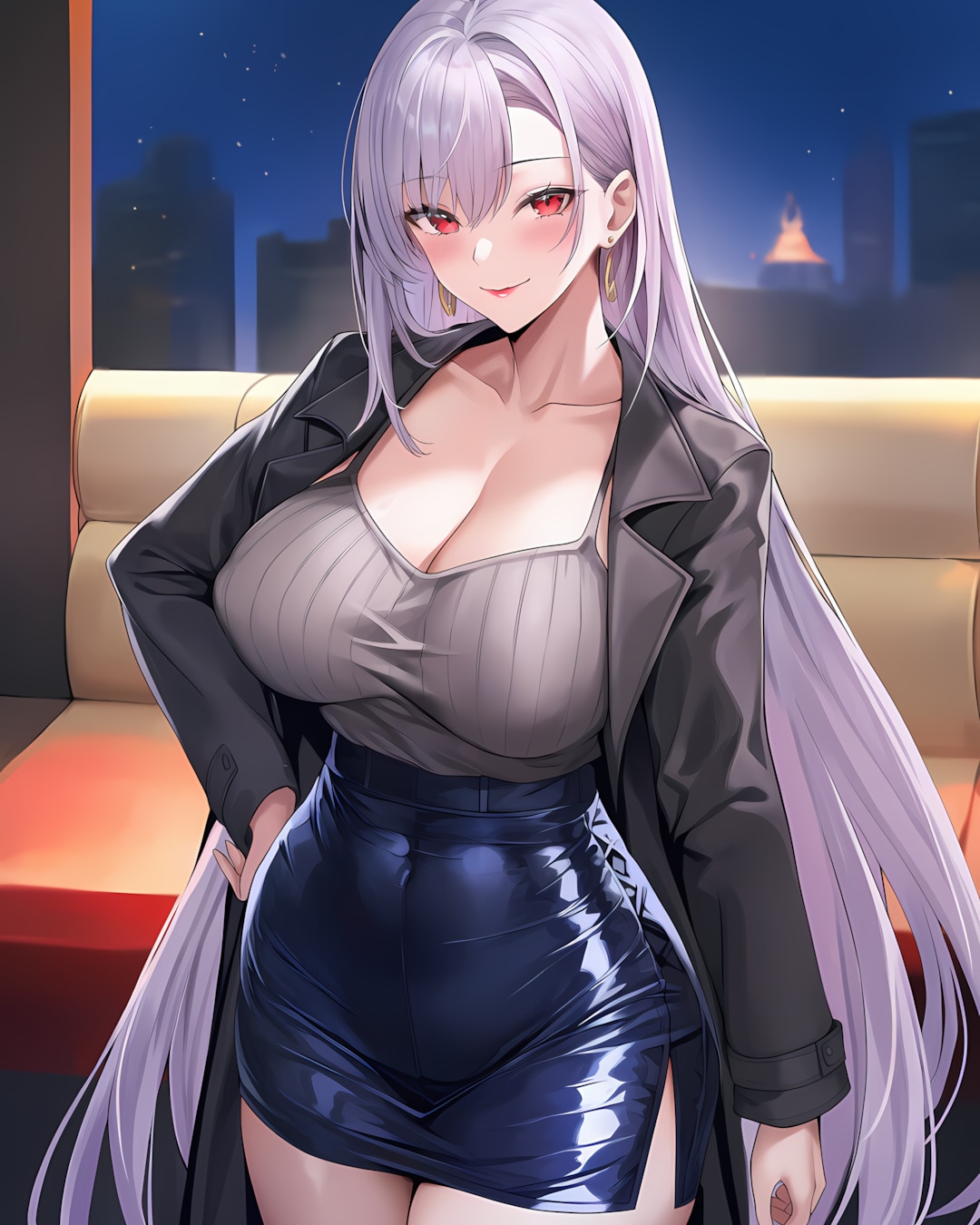 🍷高級ディナーと辛口美脚な夜🌃