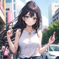 夏ファッションガール 4枚目
