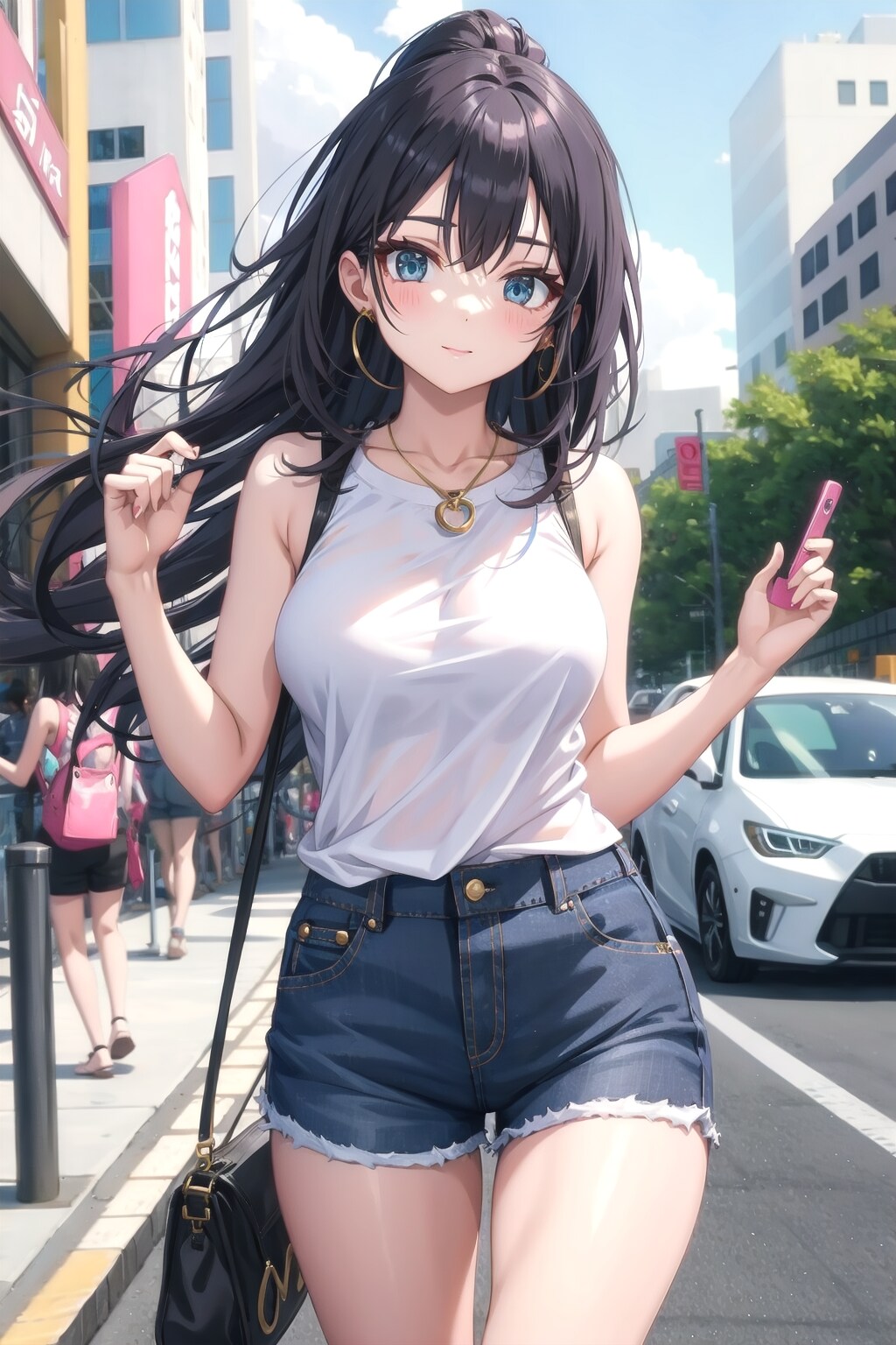 夏ファッションガール