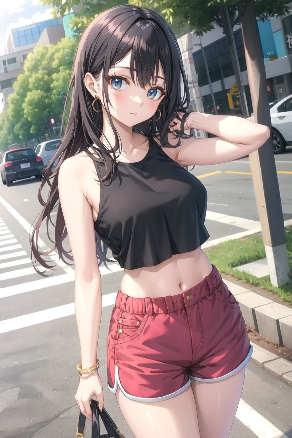 夏ファッションガール
