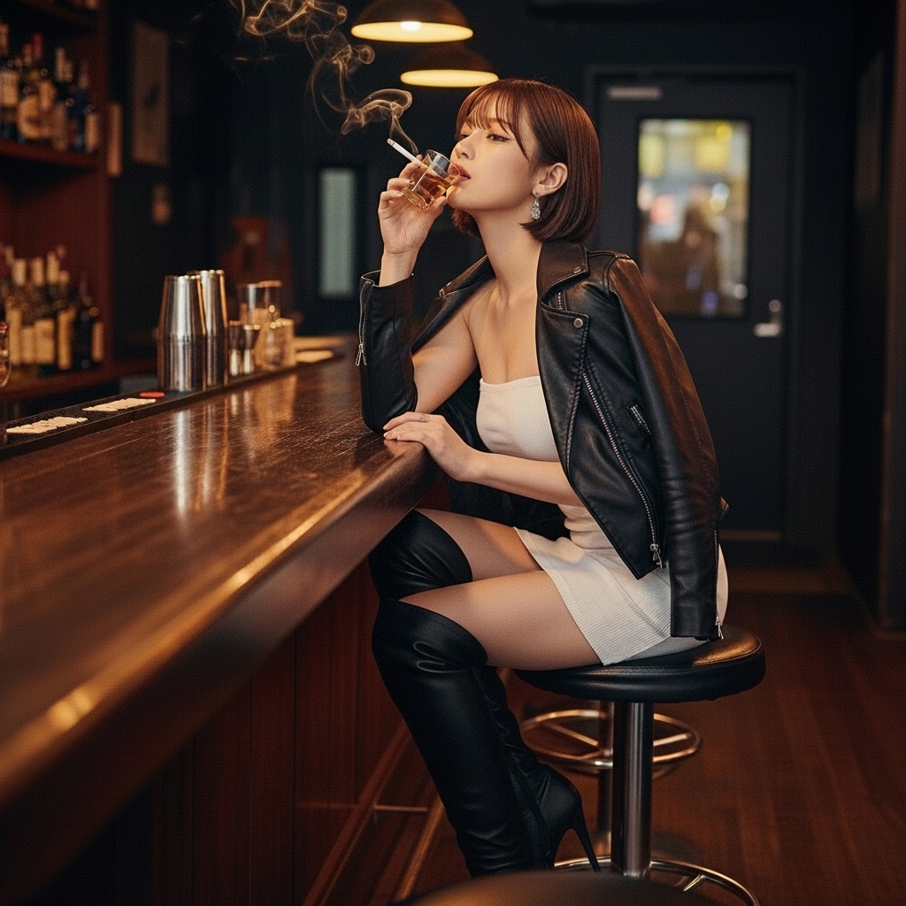 裏路地のお店で