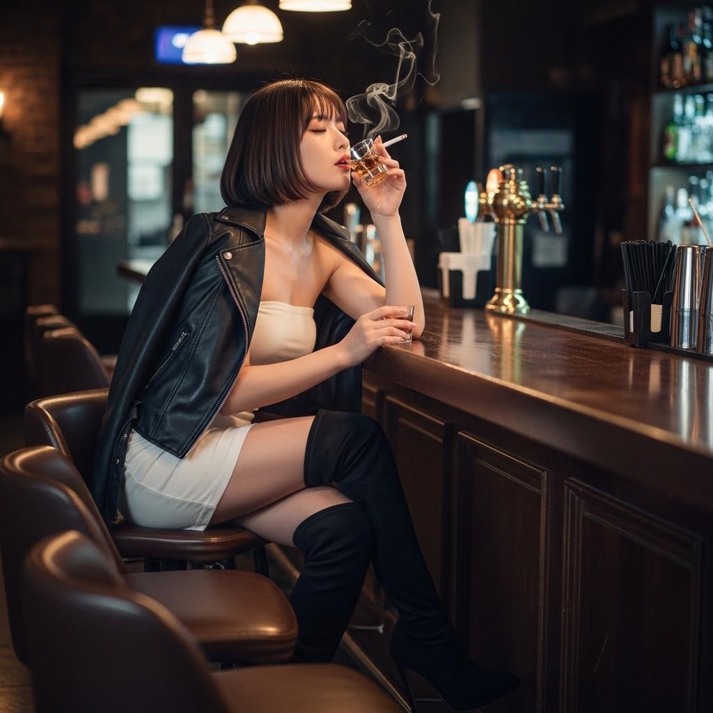 裏路地のお店で