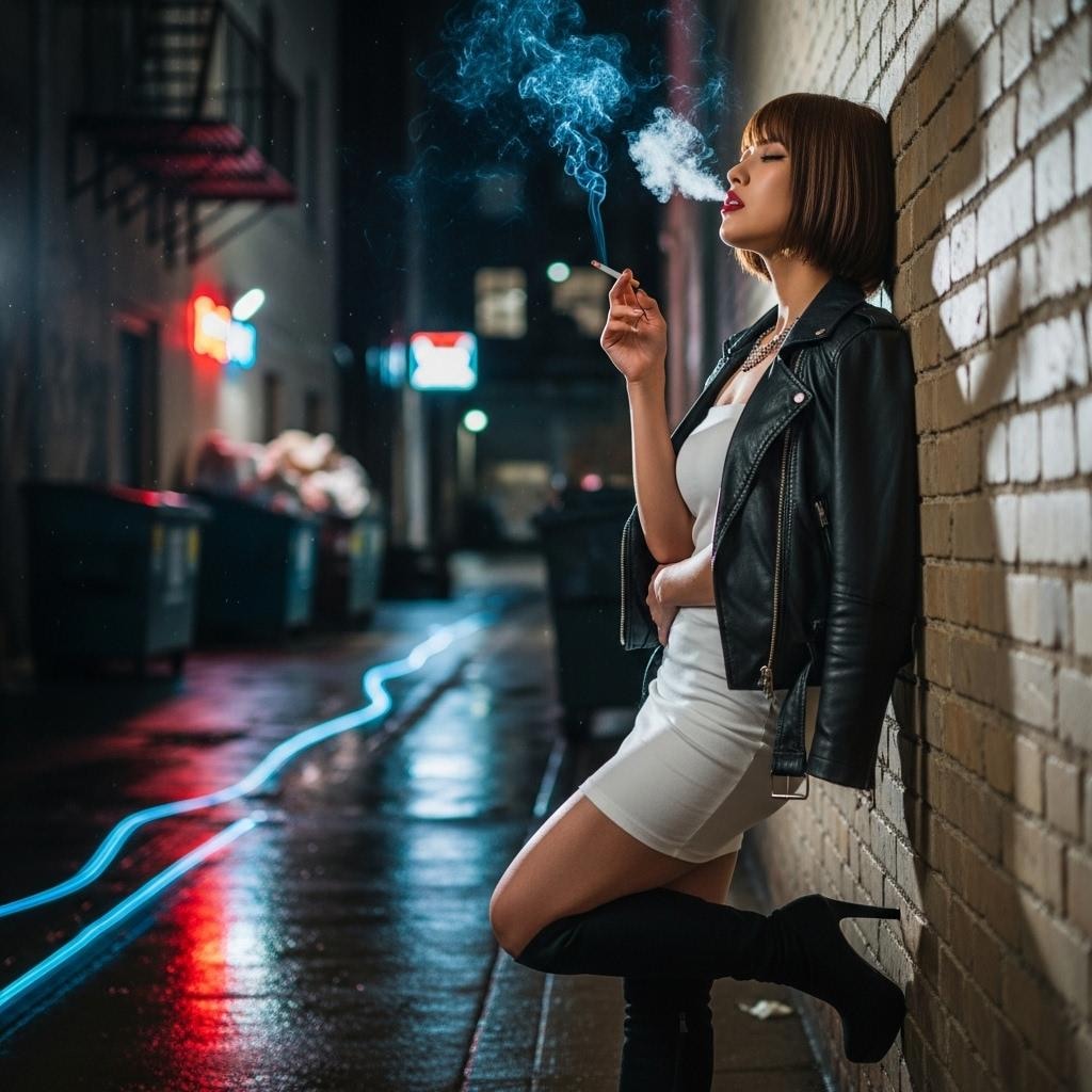 裏路地のお店で