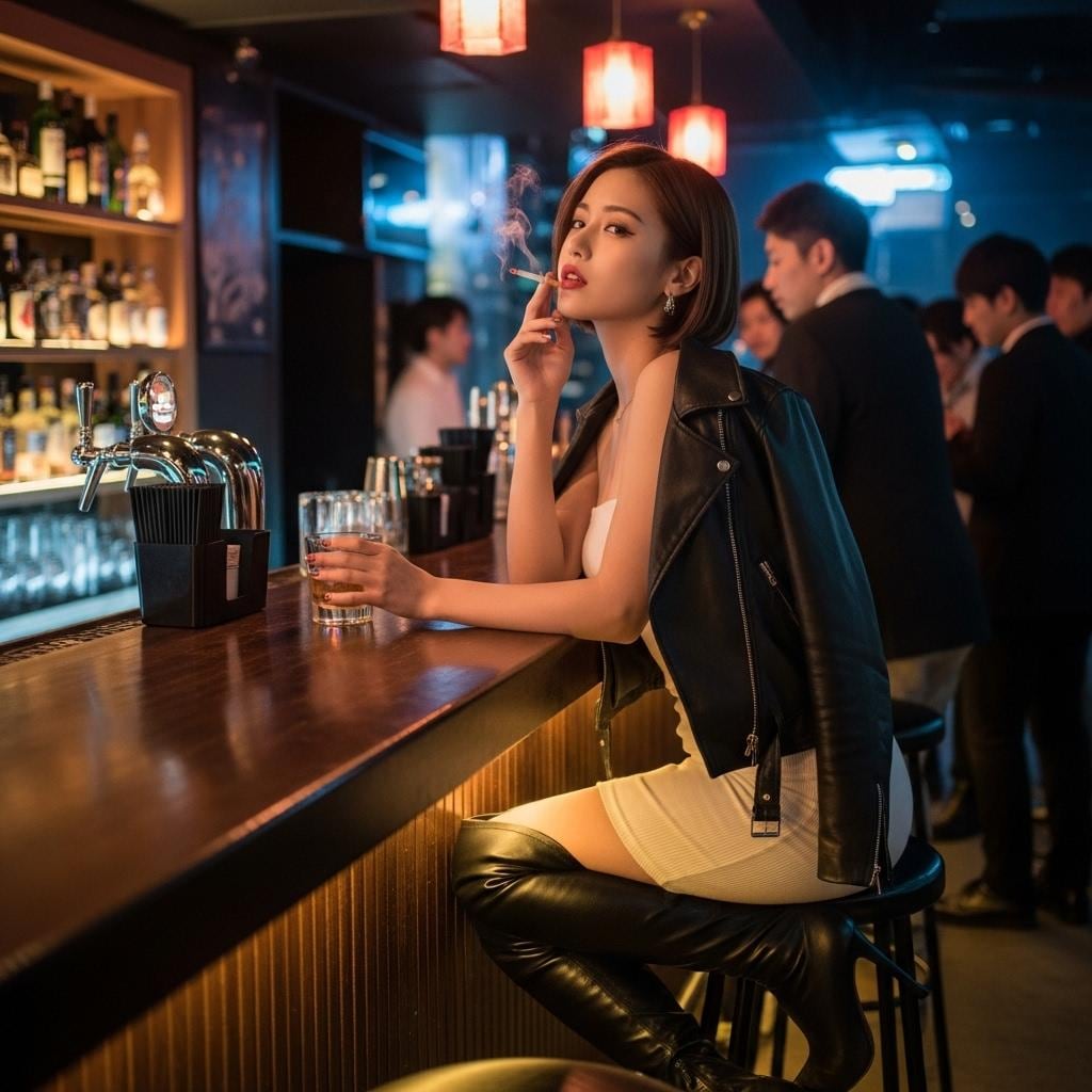 裏路地のお店で