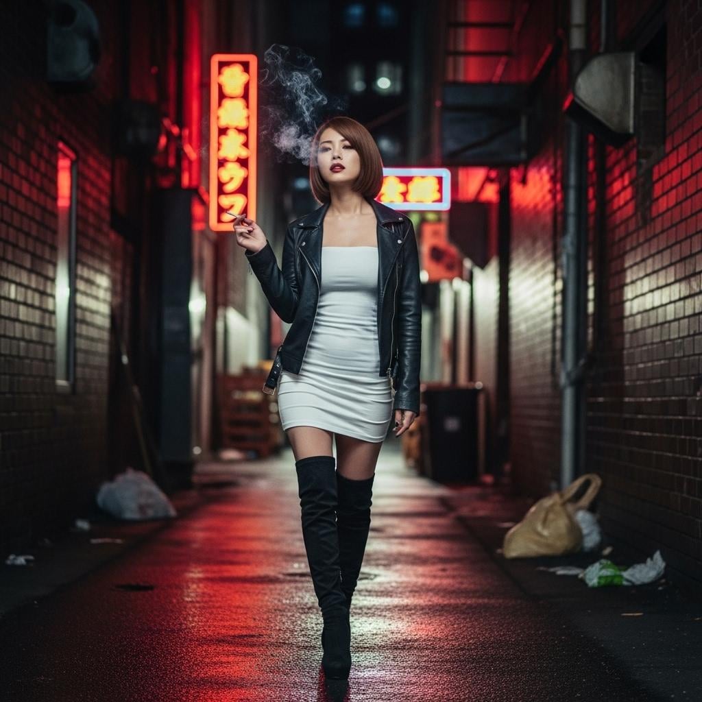 裏路地のお店で