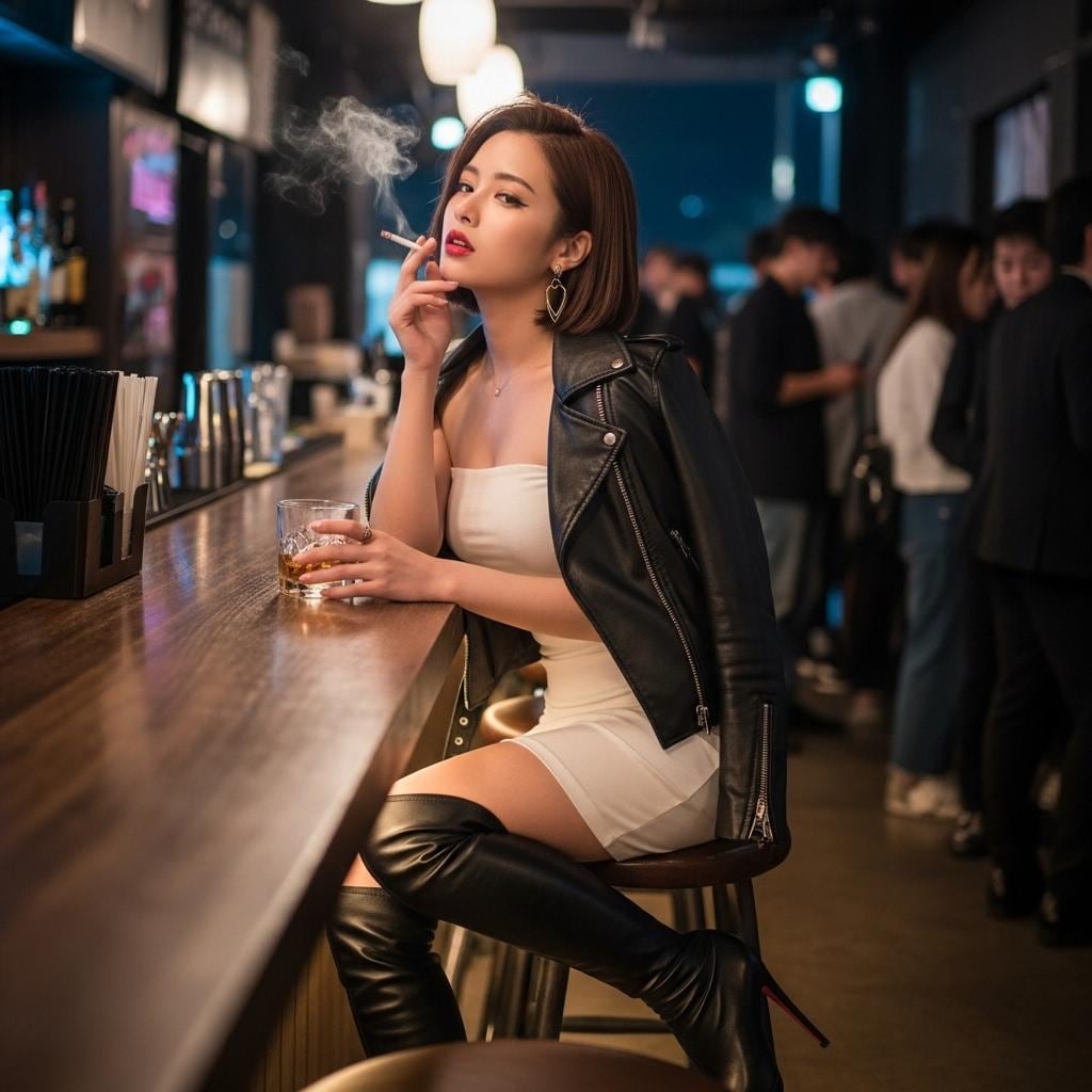 裏路地のお店で