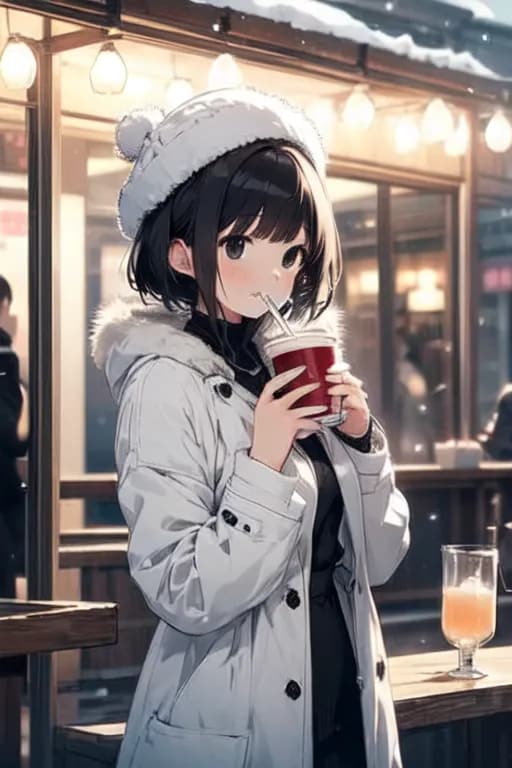 冬のメグさん | の人気AIイラスト・グラビア