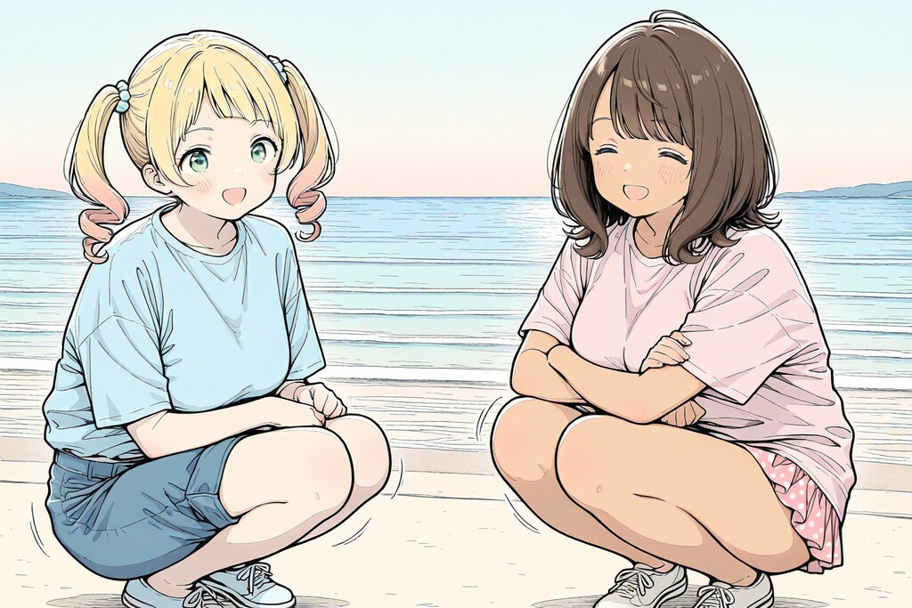 夏の終わりを友達と